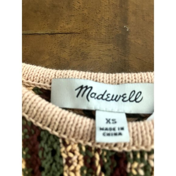 Madewell Crochet Janson Sweater Halter Tank Top 100% Cotton Size XS Summer 2021 - Picture 2 of 7